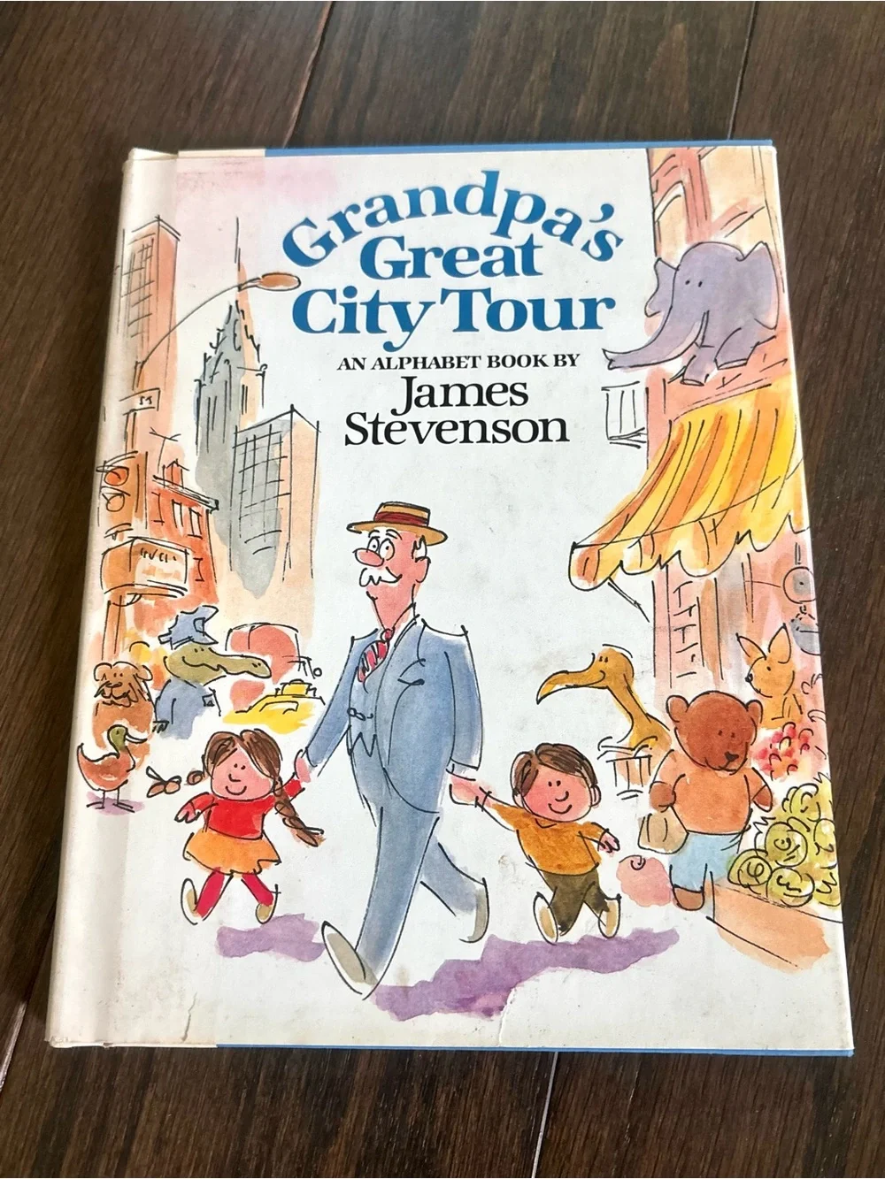 Grandpa’s Great City Tour Alphabet Book James Stevenson 1983 First Edition Print